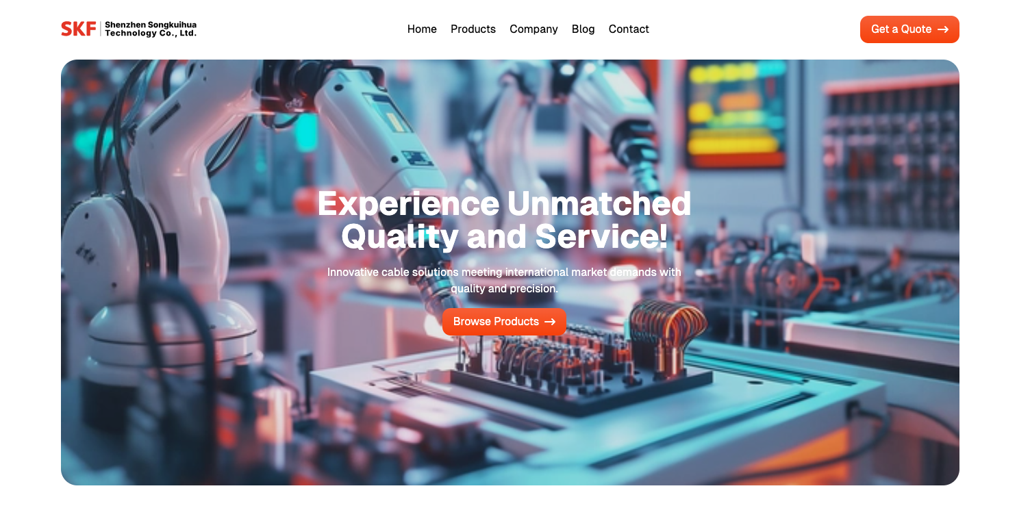 Shenzhen Songkuihua Technology Co.,Ltd Website